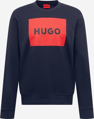 HUGO Sweat-shirt 'Duragol222' en marine / rouge, Vue avec produit