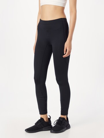 ADIDAS SPORTSWEAR Skinny Sportsbukse 'Parley' i svart: forside