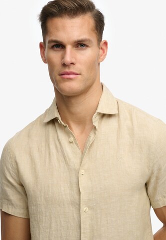 Fit confort Chemise 'Riviera' Superdry & Co en marron