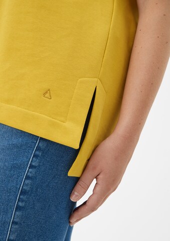 Sweat-shirt TRIANGLE en jaune