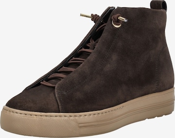 Sneaker alta di Paul Green in marrone: frontale