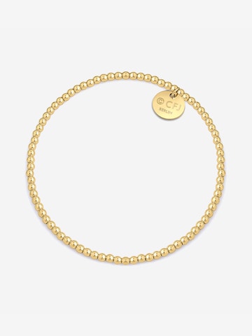 CLASSYANDFABULOUS Jewelry Bracelet 'CLASSYANDFABULOUS Beaded' in Gold: front
