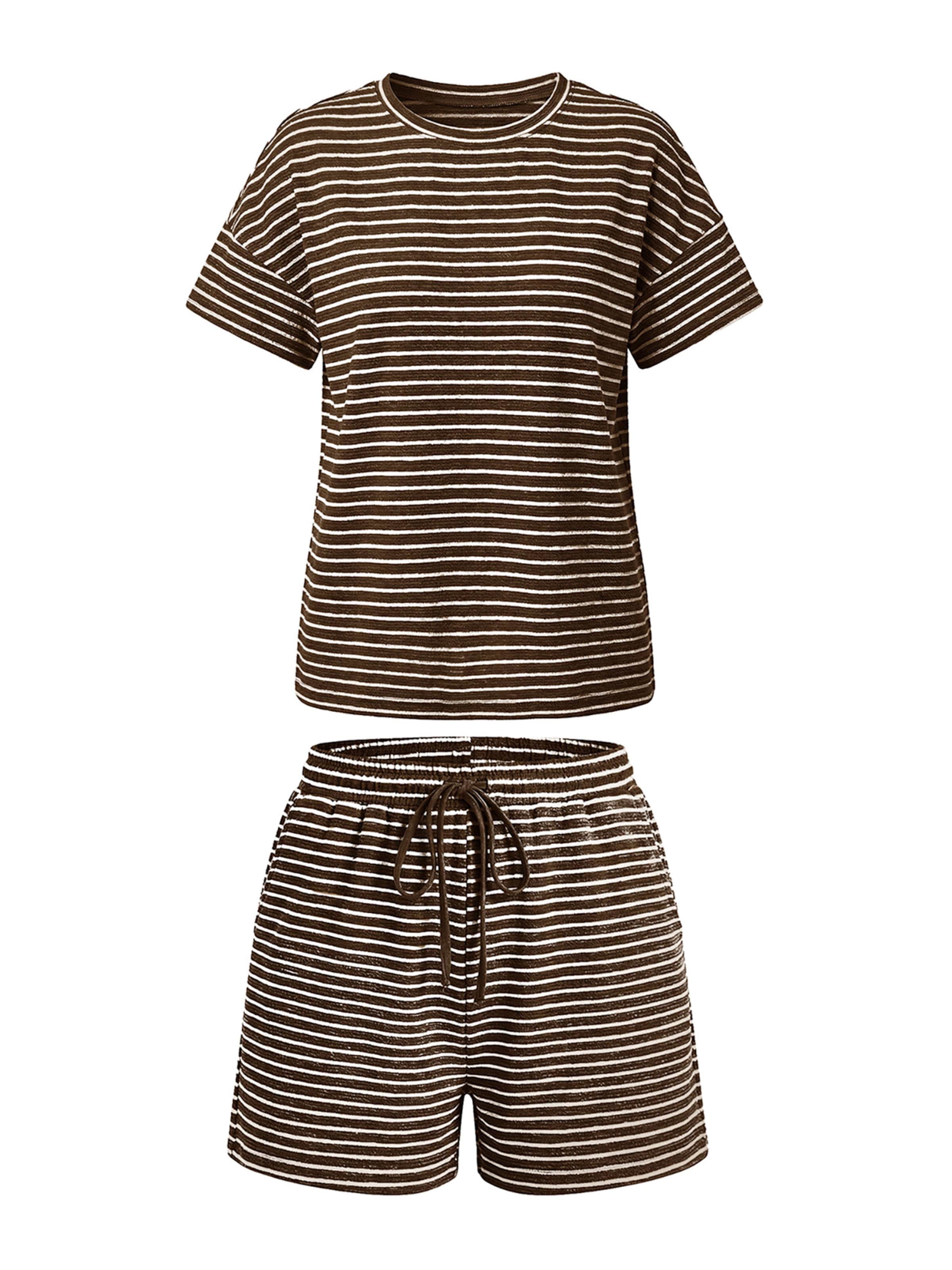 Imily Bela Костюм с панталон в кафяво: отпред