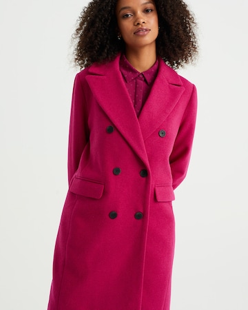 Manteau mi-saison WE Fashion en rose