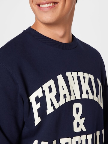FRANKLIN & MARSHALL Sweatshirt in Blue