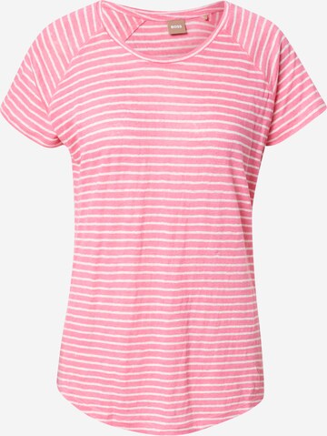 BOSS T-Shirt 'Edila' in Pink: predná strana