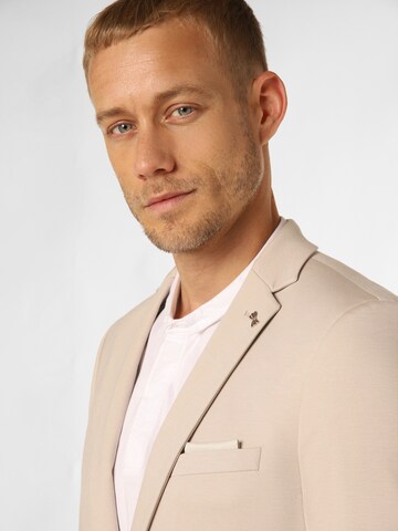 Finshley & Harding London Slimfit Anzug in Beige