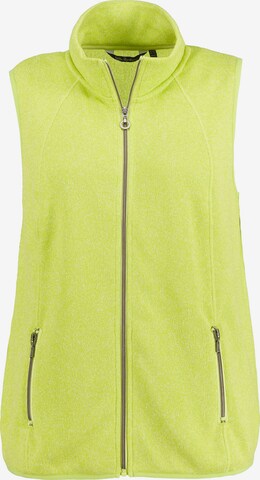 Ulla Popken Vest in Yellow: front