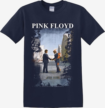 T-Shirt 'Burning man' Pink Floyd en bleu : devant