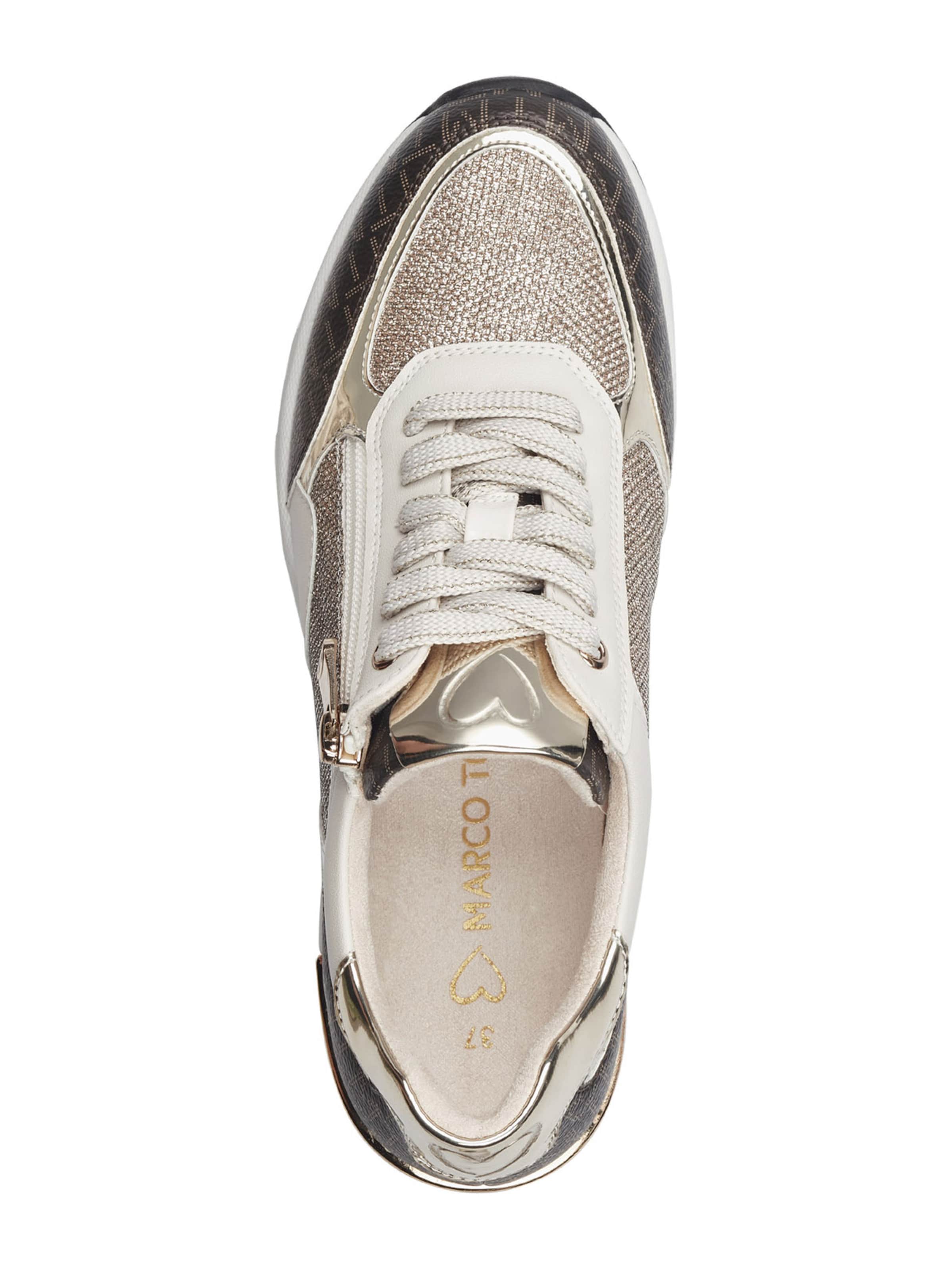 MARCO TOZZI Platform trainers in Beige