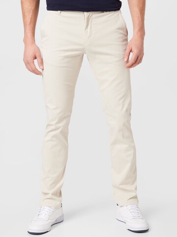 TOM TAILOR Slimfit Hose in Beige: predná strana