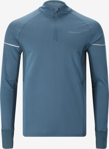 ENDURANCE Functioneel shirt 'Kredly' in Blauw: voorkant