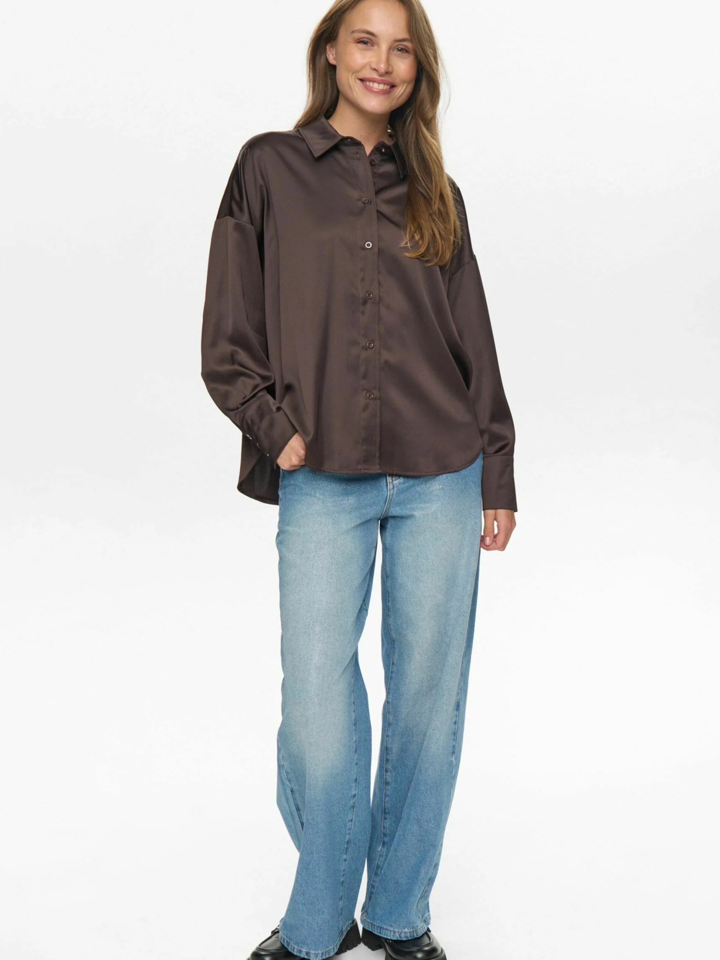 NÜMPH Bluse 'Nusatti' i brun