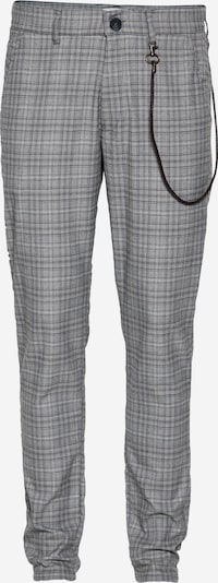 !Solid Trousers 'Travis' in Grey / Dark grey / White, Item view