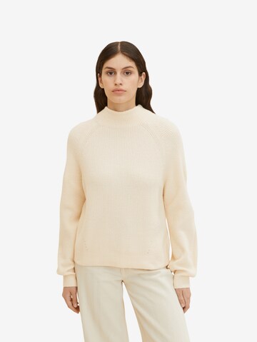 Pullover di TOM TAILOR in beige: frontale