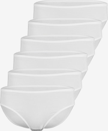 Nina von C. Slip 'Fine Cotton' in Weiß: Vorderseite