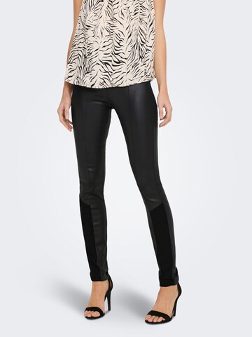 Skinny Leggings 'Claremont' di ONLY in nero: frontale