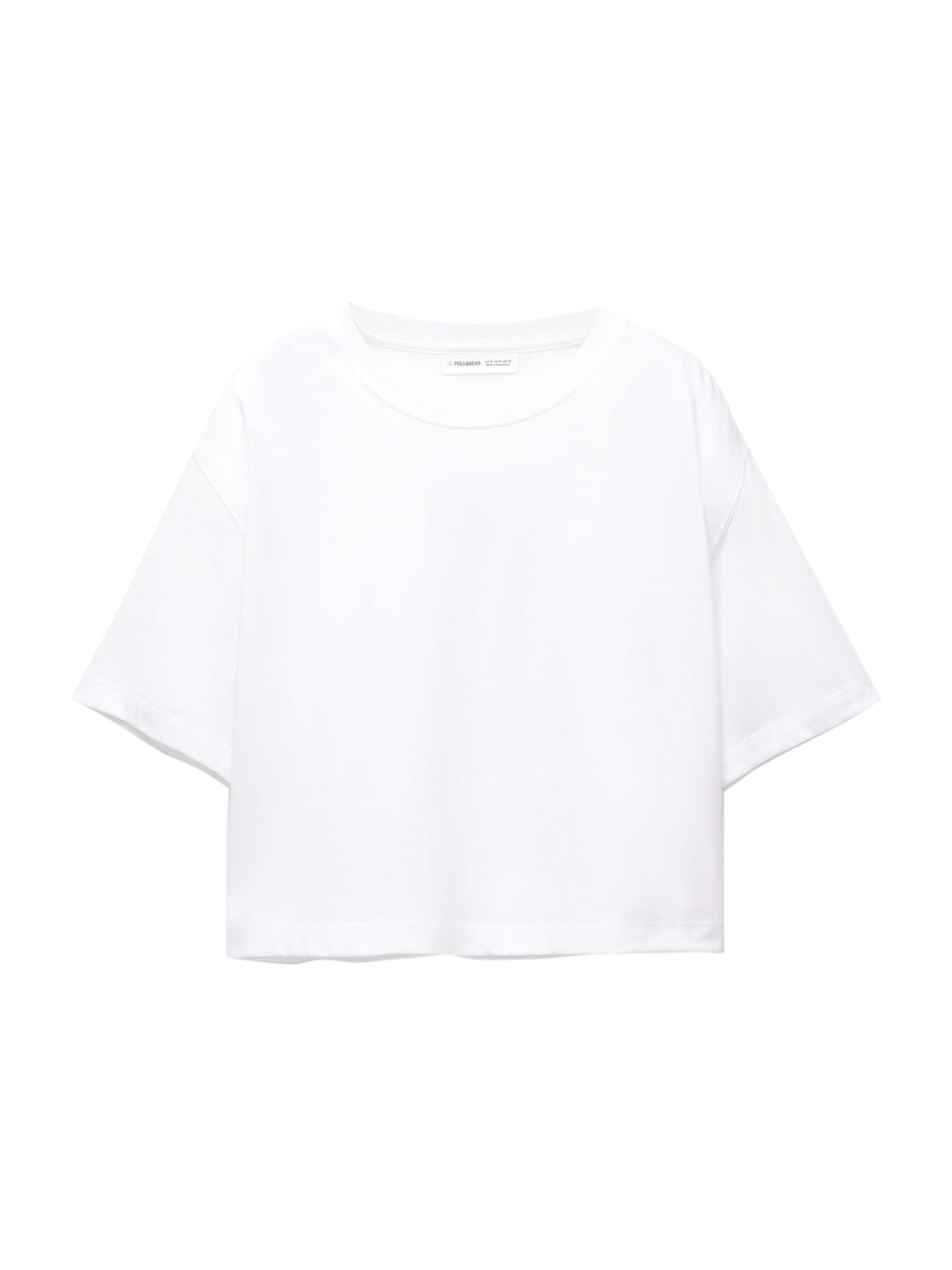 Pull&Bear Paita värissä valkoinen: etupuoli