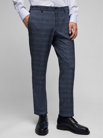 HECHTER PARIS Regular Chino Pants in Blue: front