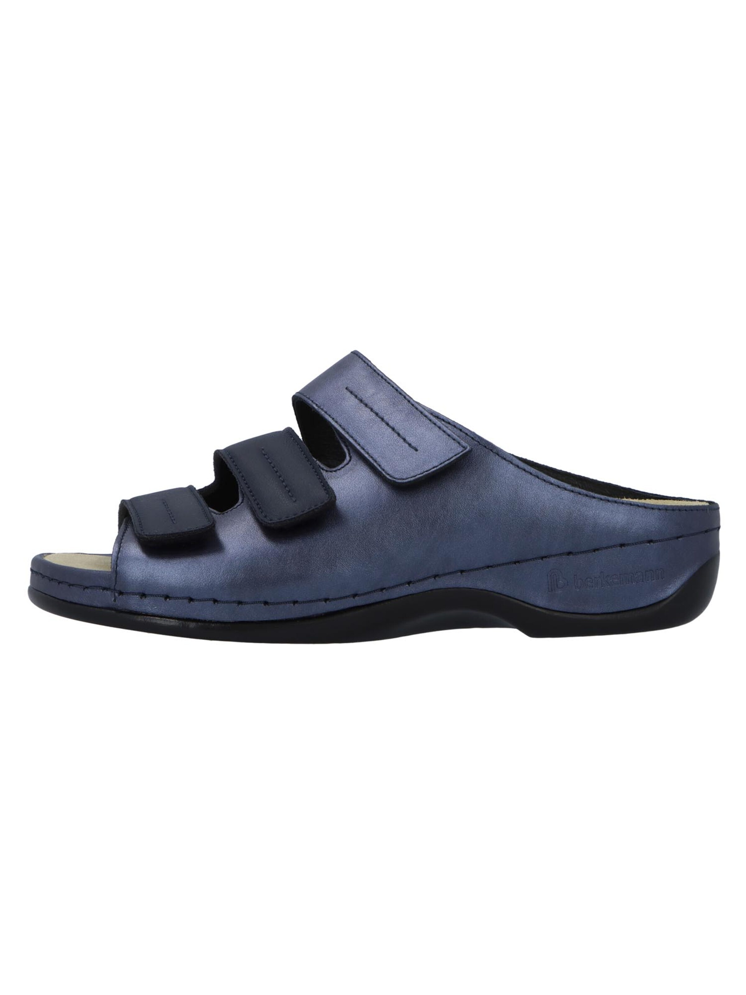 BERKEMANN Mules 'Andrea' in Blue: front