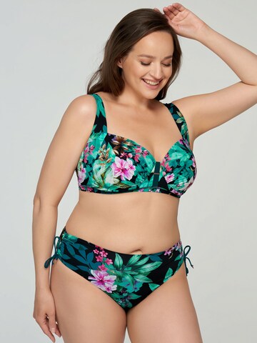 Marc & André Balconette Bikini Top in Green: front