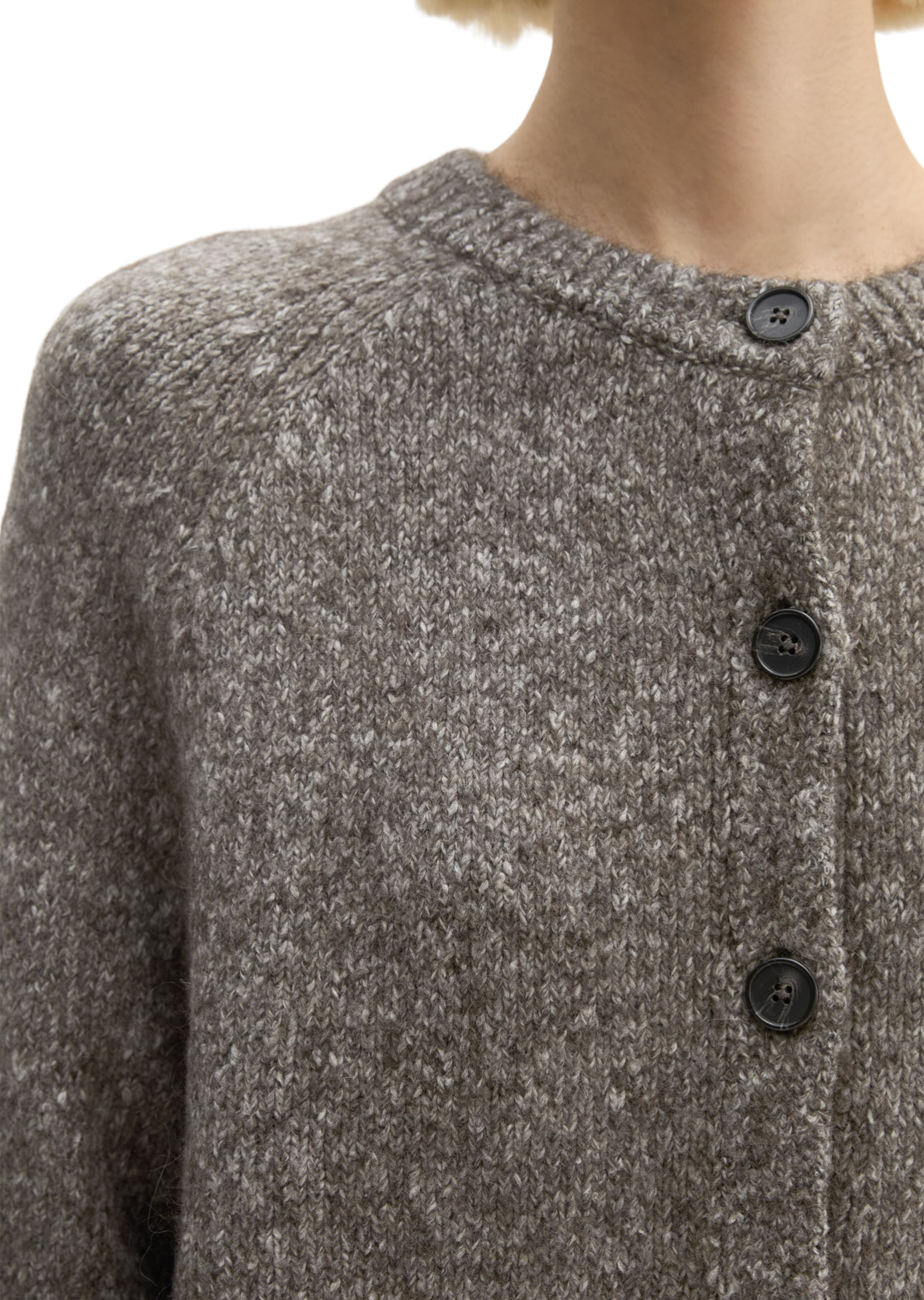 Marc O'Polo Gebreid vest in Bruin