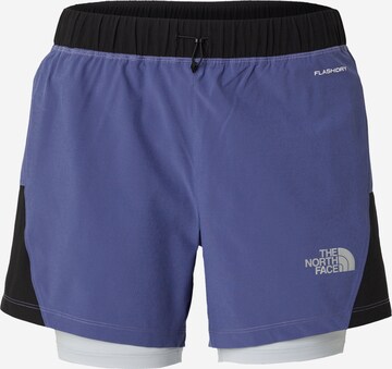 THE NORTH FACE Regular Sportshorts in Blau: predná strana