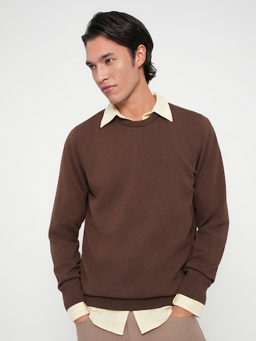 Barbour Sweter w kolorze brązowy