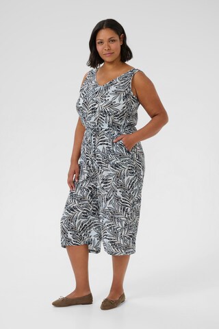 KAFFE CURVE Jumpsuit 'Isma Ami' in Blue