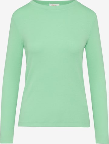 T-shirt s.Oliver en vert : devant