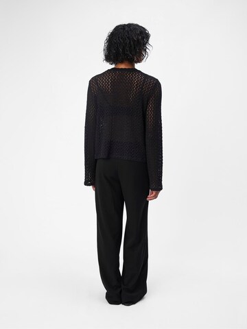 OBJECT Gebreid vest in Zwart