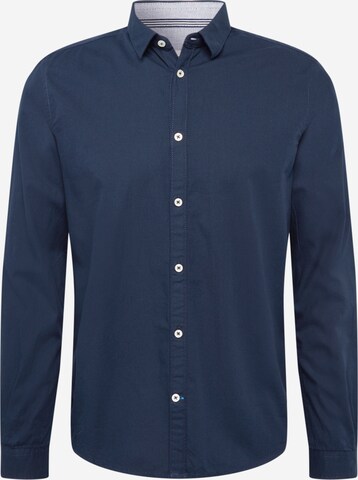 Chemise TOM TAILOR en bleu : devant