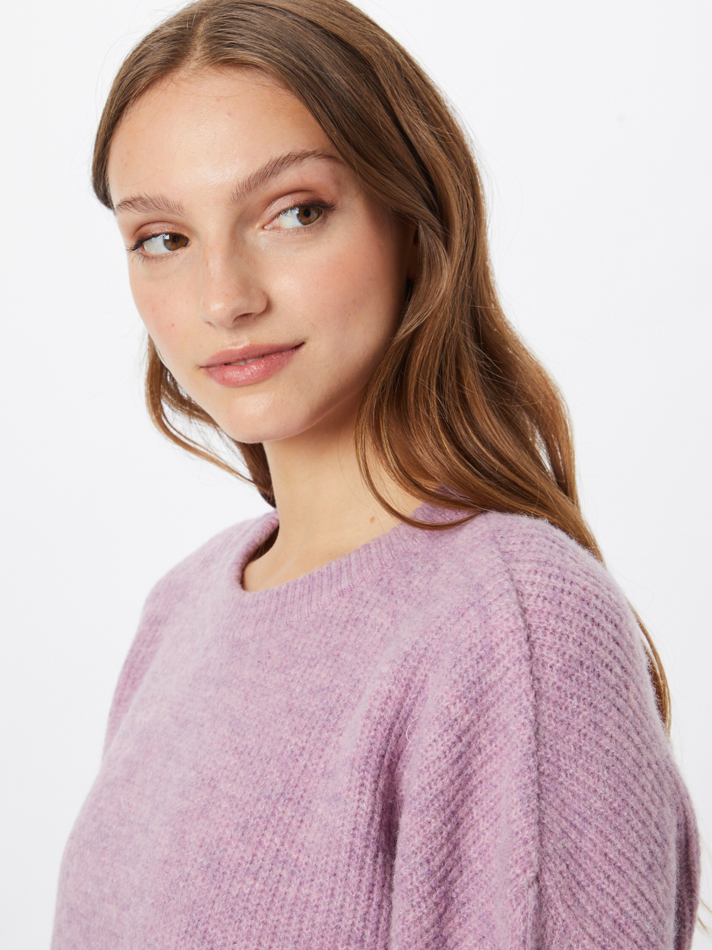 Frauen Pullover & Strick Kauf Dich Glücklich Pullover in Lila - XF08335 Frauen Pullover & Strick Kauf Dich Glücklich Pullover in Lila - XF08335
