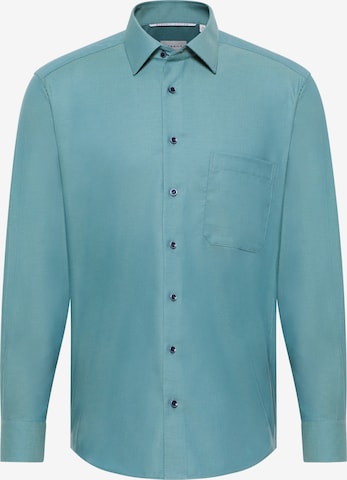 ETERNA Zakelijk overhemd in Groen: voorkant