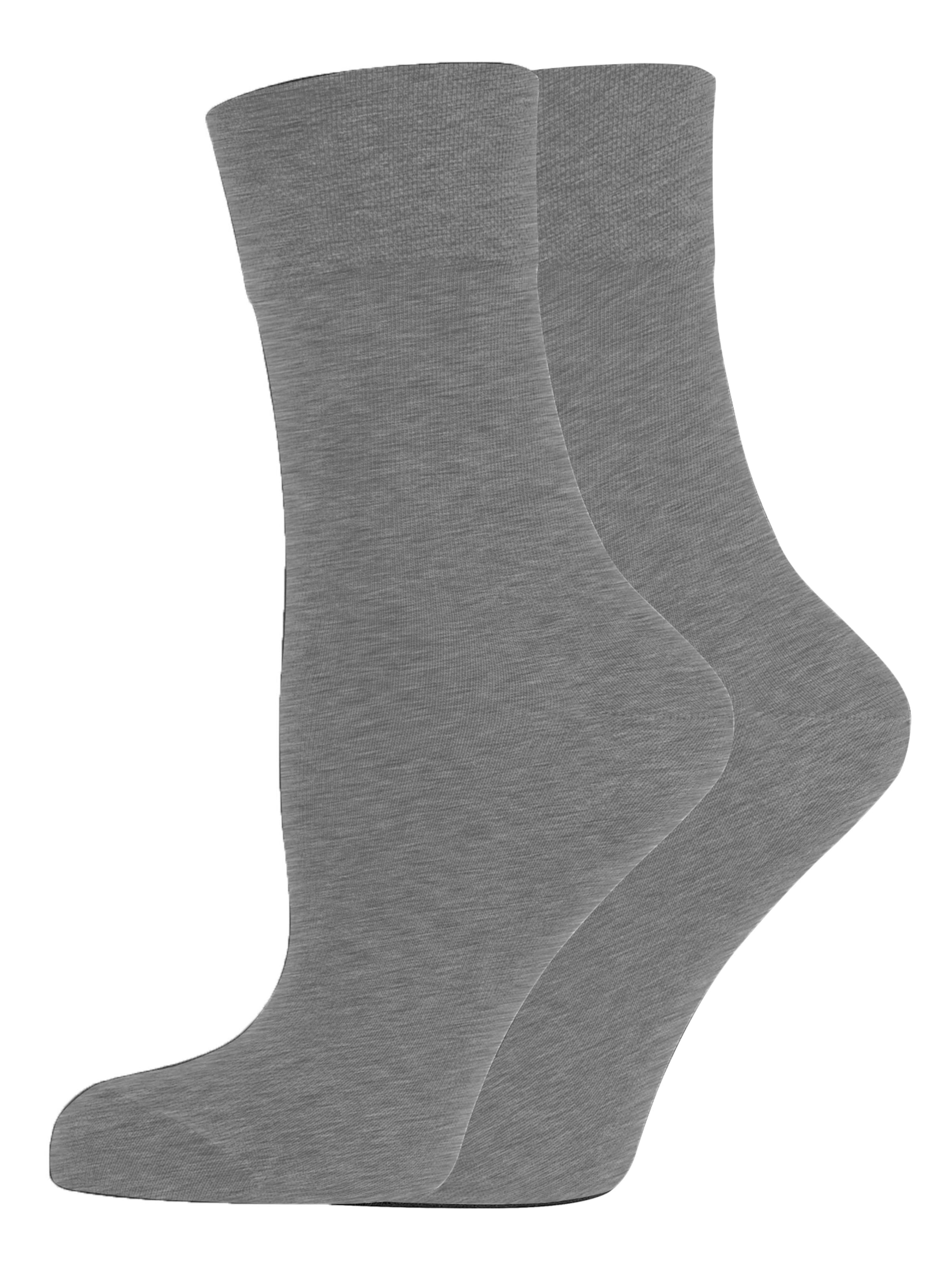 Nur Die Socks ' Bio Komfort 2er-Pack ' in Grey: front