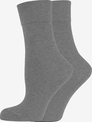 Nur Die Socks ' Bio Komfort 2er-Pack ' in Grey: front
