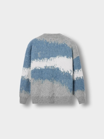 Burocs Sweater 'Hairy Cloudtrace' in Blue