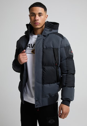 Zavetti Canada Winter Jacket 'AYLMER' in Grey: front