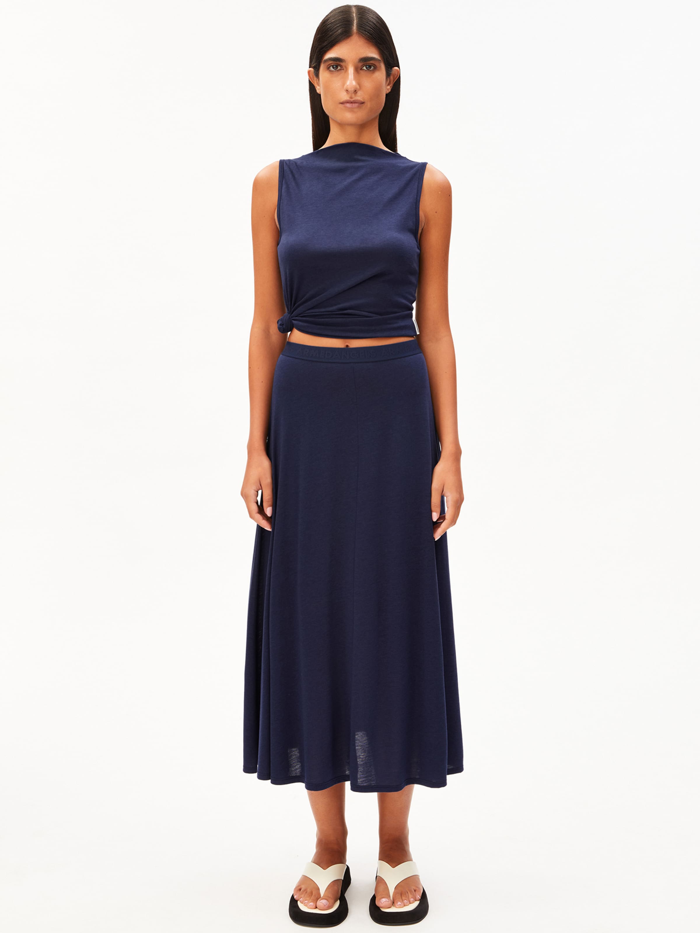 ARMEDANGELS Skirt in Blue: front