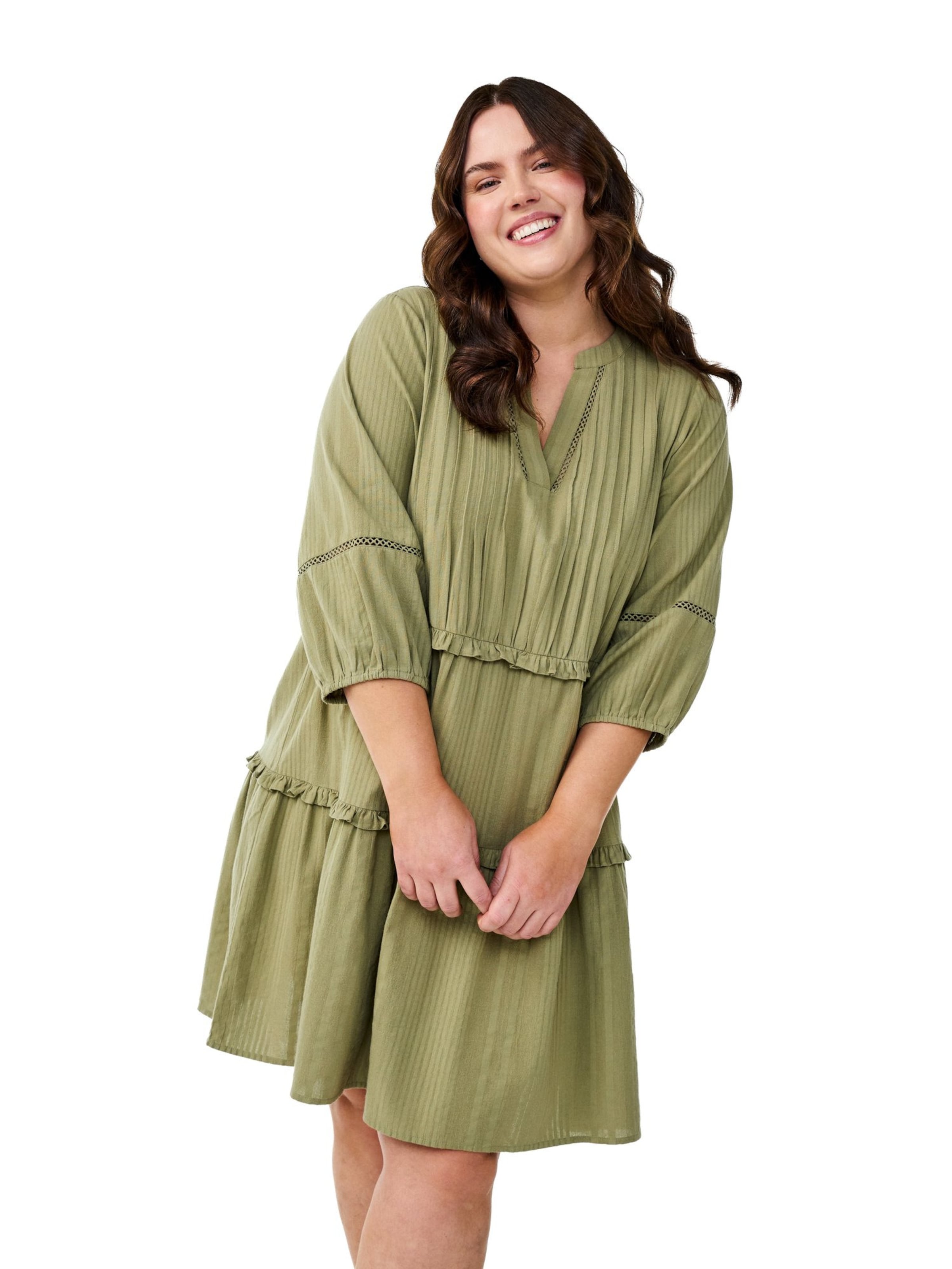 Zizzi Платье 'Calise' в Зеленый