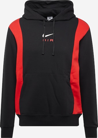 Nike Sportswear Суичър 'AIR' в черно: отпред