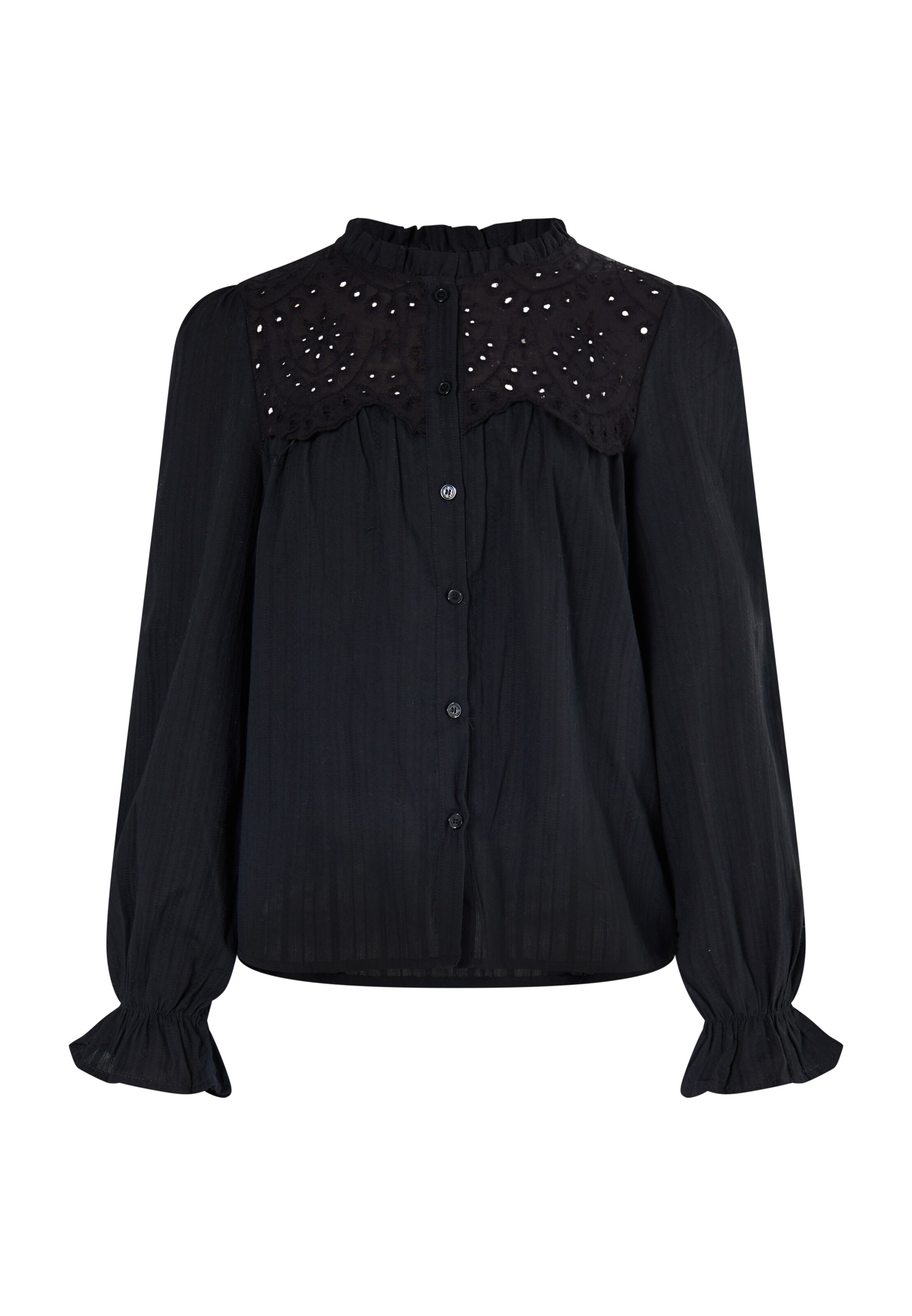 DreiMaster Vintage - Blusa en negro: frente