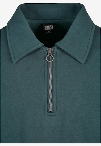 Felpa 'Collar Crew' di Urban Classics in verde