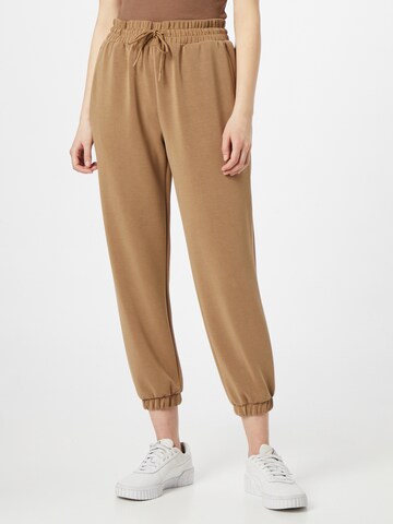 s.Oliver Tapered Pants in Brown: front