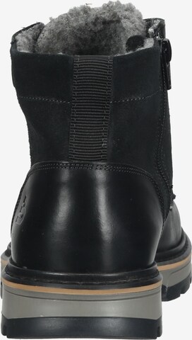 BULLBOXER Lace-Up Boots in Black