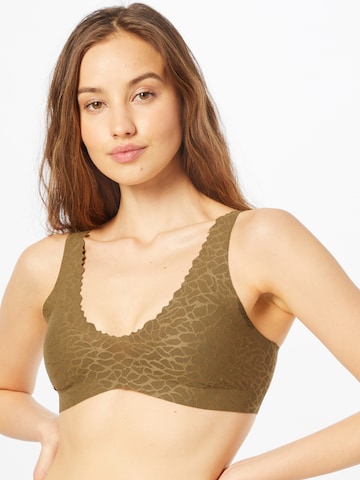 Bustino Reggiseno 'Zero Feel' di SLOGGI in beige: frontale