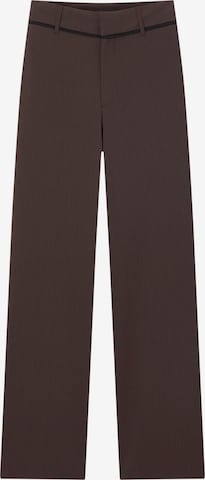 Pull&Bear Bootcut Hose in Braun: predná strana