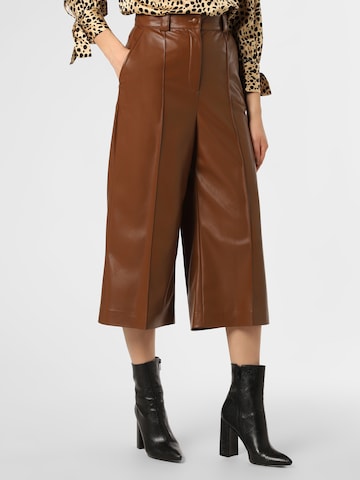 BOSS Orange Loose fit Harem Pants 'Telita' in Brown: front