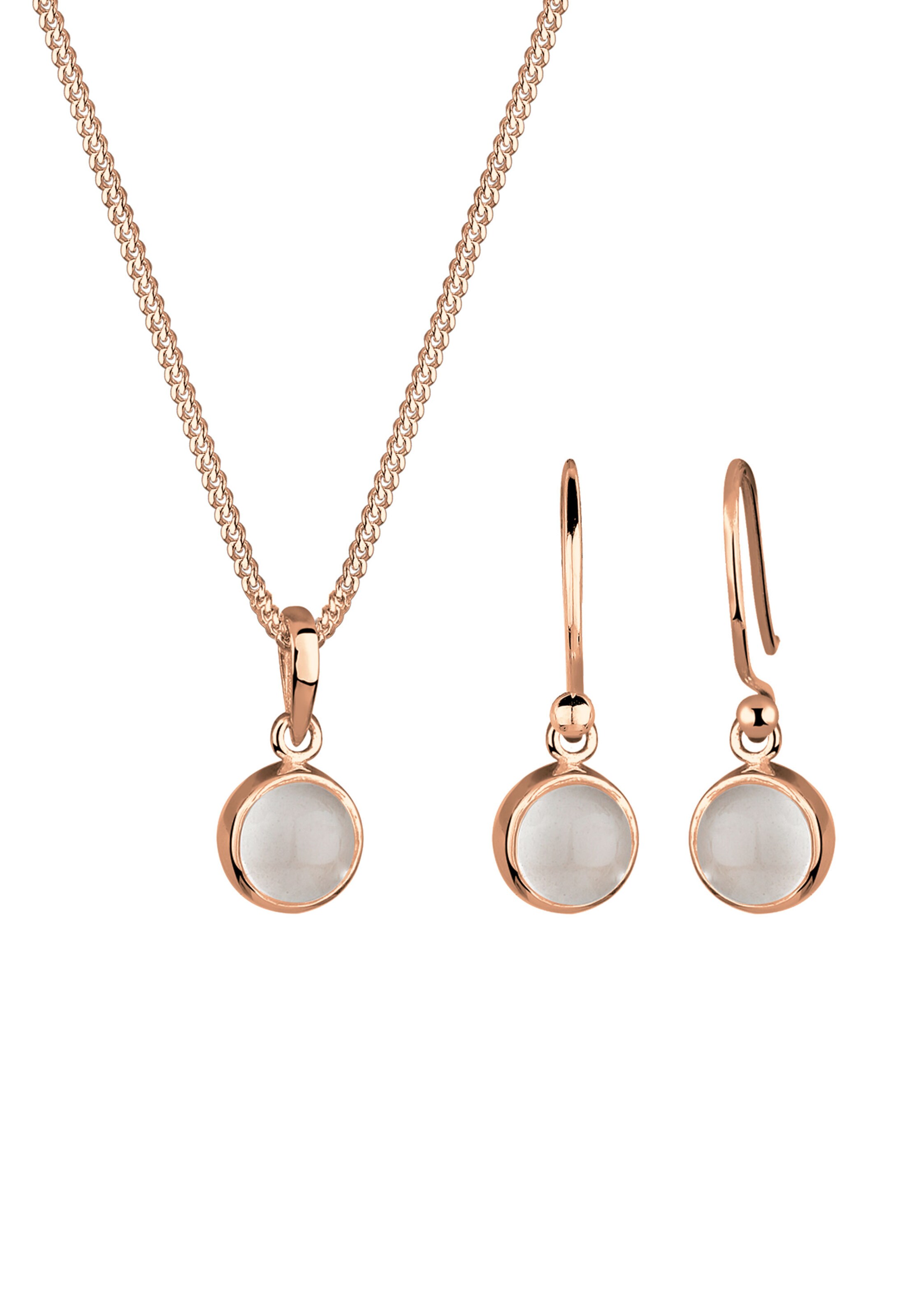 ELLI Jewelry set in Pink: front