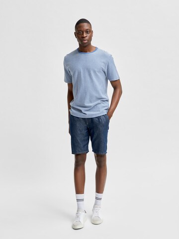 SELECTED HOMME Regular Shorts 'Clay' in Blau